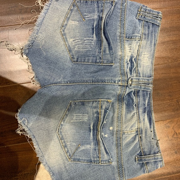Ripped Jean Shorts - Picture 2 of 2